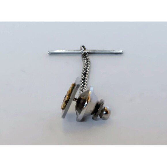 Vintage Masonic Square & Compass Tie Tac / Lapel Pin 12 mm - Picture 8 of 12